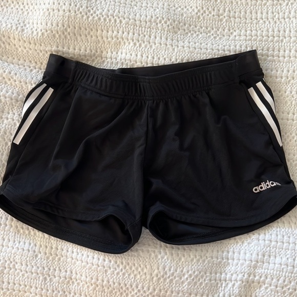 adidas Pants - Adidas 3 stripe Medium Running shorts Climalite